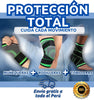COMBO PROTECCIÓN TOTAL: MUÑEQUERA + RODILLERA + TOBILLERA + ENVÍO GRATIS A TODO EL PERÚ