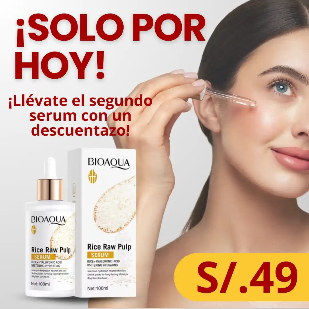 Seguna Oferta Serum de Arroz Bioaqua