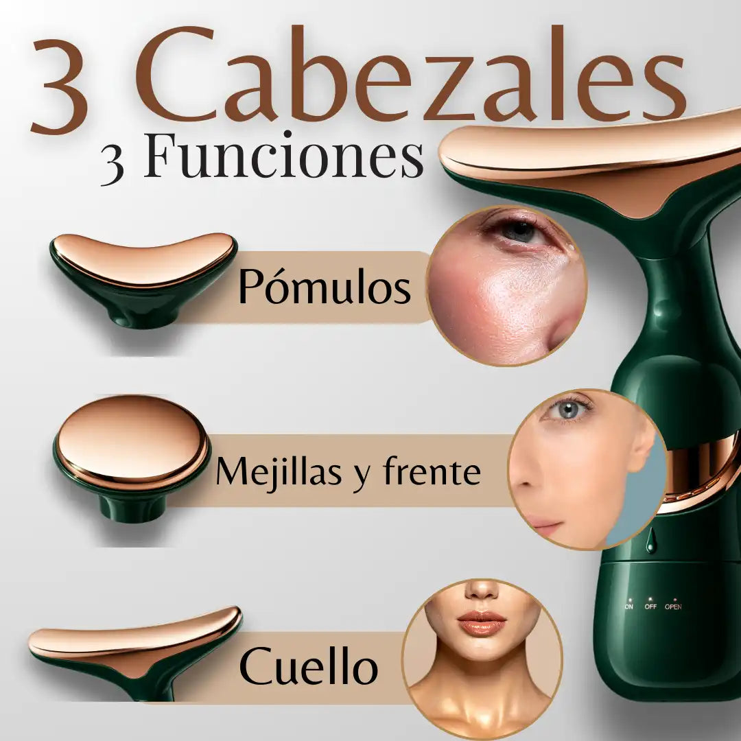 Kit Suero de Arroz Orgánico + Masajeador facial 3 en 1