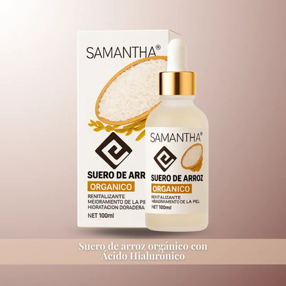Kit Suero de Arroz Orgánico + Masajeador facial 3 en 1