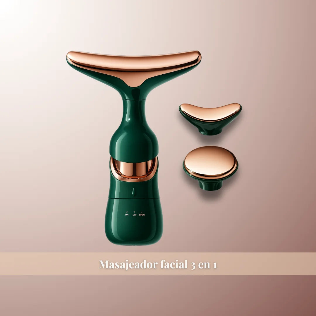 Kit Suero de Arroz Orgánico + Masajeador facial 3 en 1